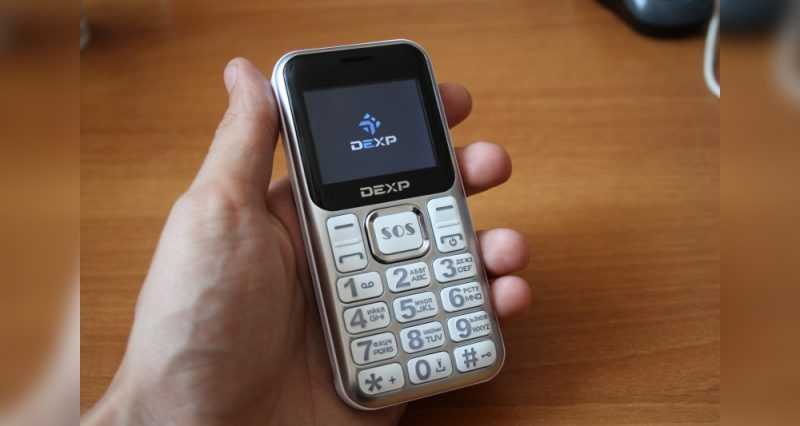 DEXP larus S3 в руке